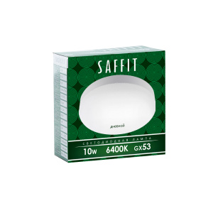 Лампа светодиодная Saffit SBGX5310 GX53 10W 6400K 55229