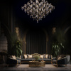 Подвесная люстра Loft IT Mira 10259/1200 Gold Asfour