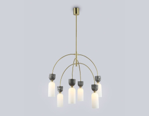 Люстра на штанге Ambrella Light High Light Ceramo Modern LH53333