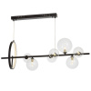 Подвесная люстра Lumina Deco LDP 7033-7 BK+CL