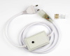 Провод для монохромной светодиодной ленты Neon (UL-00005799) Uniel UCX-SP4/N22 White 1 Sticker
