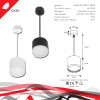 Подвесной светильник Reluce 53004-0.9-001LD GX53 WT