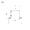 Профиль Arlight LINE-2315-F-2000 WHITE 044265(1)