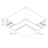 Коннектор для шинопровода Arte Lamp Linea-Accessories A480806