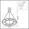 Подвесная люстра Lumion Moderni Torina 8340/8