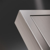 Накладка для розетки с заземлением Voltum S70 Metal (никель) VLSM000611