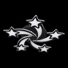 Потолочная люстра Natali Kovaltseva Star INNOVATION STYLE 83018 BLACK