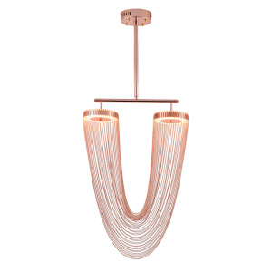 Люстра на штанге Delight Collection Otero 8608P copper