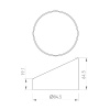 Бленда Arlight LGD-HOOD-R85 (BK) 046770