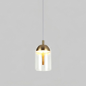 Подвесной светильник Eurosvet Palm 201056/1 LED латунь a072228