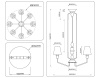 Подвесная люстра Ambrella Light High Light Ceramo Classic LH75403