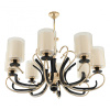 Подвесная люстра Arte Milano Florentia 302237/8 Bk/Gd