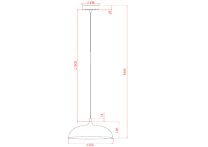 Подвесной светильник Arte Lamp Carmel A7104SP-1BK