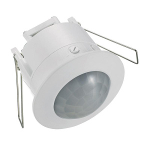 Датчик движения (06567) Uniel USN-15-360R-1200W-3LUX-6M-0,6-1,5m/s-WH