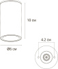 Архитектурный светильник Arte Lamp Mistero A3302PF-1GY