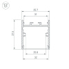 Алюминиевый профиль Arlight SL-LINE-3638-LW-3000 ANOD 043973