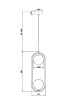 Подвесной светильник Maytoni Ring MOD013PL-02BS1
