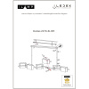 Подвесная люстра iLamp Dallas 2078-6L BR