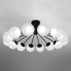 Потолочная люстра Eurosvet Vinter 201057 LED черный a072623