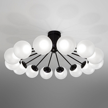 Потолочная люстра Eurosvet Vinter 201057 LED черный a072623
