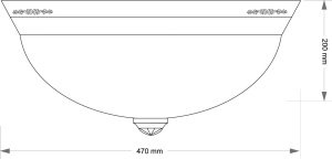 Потолочная люстра Kutek Bellagio BEL-PL-3(N)470-CR