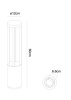 Ландшафтный светильник Arte Lamp Carcassa A4666PA-1BK