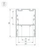 Алюминиевый профиль Arlight ARH-Line-6085-3000 Black 036138