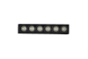 Трековый магнитный светильник iLedex Vision 4822-002-L120-6W-38DG-3000K-BK