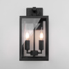 Уличный настенный светильник Elektrostandard Candle 35150/D черный 4690389182464 a058260