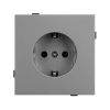 Механизм электрической розетки Arlight SCT-TENDO-MEU1-PL-GR (230V, 16A) 054080