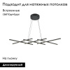 Подвесная люстра Maytoni Halo MOD244PL-L50BK