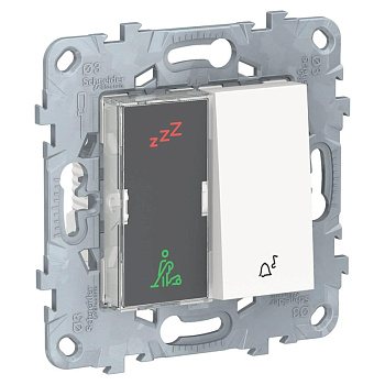 Дисплей гостиничного номера и кнопочный звонок Schneider Electric Unica New NU577718