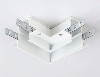 Коннектор угловой для встраиваемого шинопровода под ГКЛ 9,5мм Ambrella Light Magnetic Standard GL3352-9.5