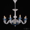 Подвесная люстра Bohemia Ivele Crystal AL79101P/8/250 WMN P Aquamarine/M-1G