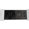 Блок розеток JX (Slide Top) (2 секции RJ-45 + 2 USB беспр.зарядка с кабелем питания) Mebax 00-00002892