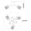 Потолочная люстра Escada Spirea 1105/3PL
