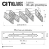 Потолочная люстра Citilux Palant CL325252