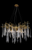 Подвесная люстра Crystal Lux Reina REINA SP8 D1000 GOLD PEARL