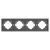 Рамка пластиковая на 4 поста Arlight FRM-TENDO-SFPL-4-GR 054655