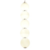 Подвесной светильник Natali Kovaltseva LED LAMPS 81100/5C GOLD WHITE