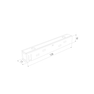 Прямой коннектор Elektrostandard Slim Magnetic 95135/00 4690389220401 a072618