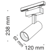 Трековый светильник Maytoni Track lamps TR019-2-15W3K-B