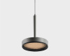 Подвесной светильник (без основания) Italline IT02-025 dark silver 3000K