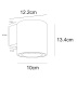 Уличный настенный светильник Arte Lamp Torcular A1813AL-1BK