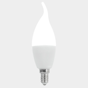 Лампа светодиодная Saffit SBC3720 cвеча на ветру матовая E14 20W 230V 4000K 55275