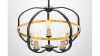 Подвесная люстра Lumina Deco Monterey LDP 1141-5 BK+MD