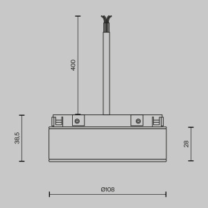 Источник напряжения Maytoni Basity 100Вт DC48 IP54 TRA172DR-100W-DD-B