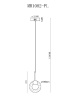 Подвесной светильник MyFar Lora MR1082-PL