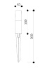 Ландшафтный светильник Maytoni Talpa O416FL-L3B3K