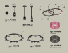 Комплект подвесного светильника Ambrella Light Techno Ring XR92221200 (A9222, A9227, C9238, C9232, N8486, N8484)